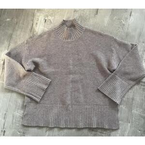 Cyrus Women's Tan  Knit Pullover Long Sleeve Sweater Size Medium